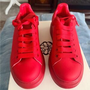 Alexander McQueen Red Sneakers